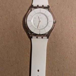 New Swatch Skin white watch